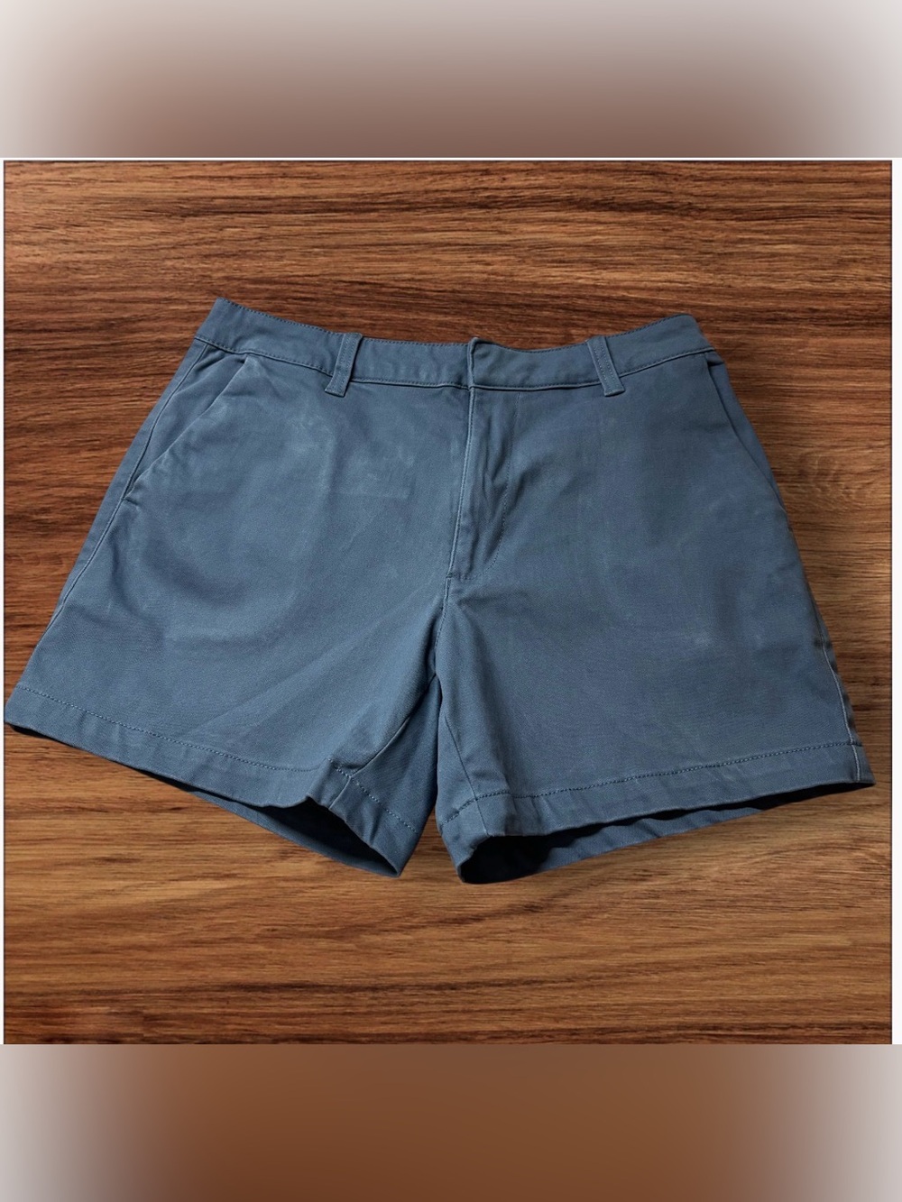 Women’s Banana Republic Light Blue Cotton Blend Shorts - Picture 2 of 6